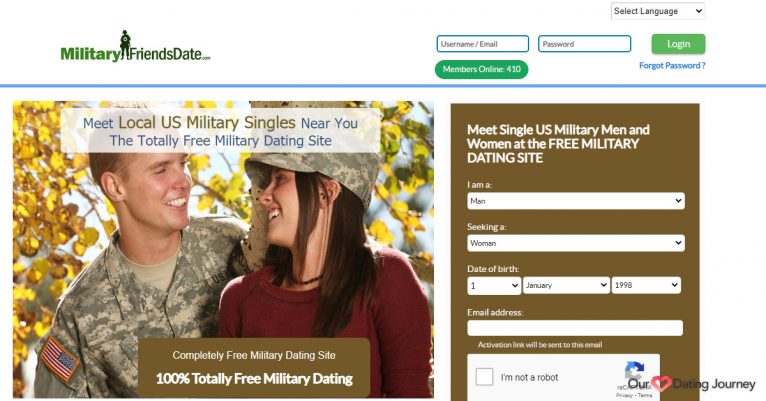 dating website for military